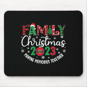 Family Christmas making memories together 2023 Mouse Pad
