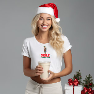 Family Christmas matching holiday sarcastic mom Tri-Blend Shirt