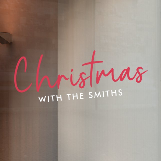 Family Christmas | Modern Minimalist Family Name (Creator Uploaded)