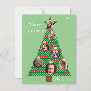 Family Christmas Ornament Holiday Card