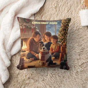 Family Christmas Ornament with Border Collie – Coz Cushion