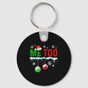 Family Christmas Pajamas Matching Couple Holiday H Key Ring