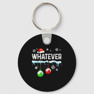 Family Christmas Pajamas Matching Whatever  Key Ring