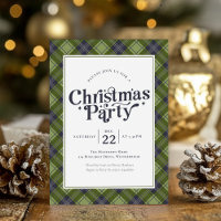 Family Christmas Party Classic Plaid