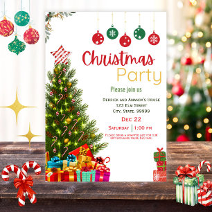 Family Christmas Party Invitation