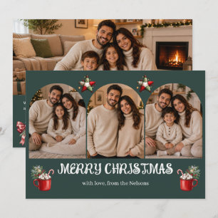 Family Christmas Photo Card Holiday Greeting