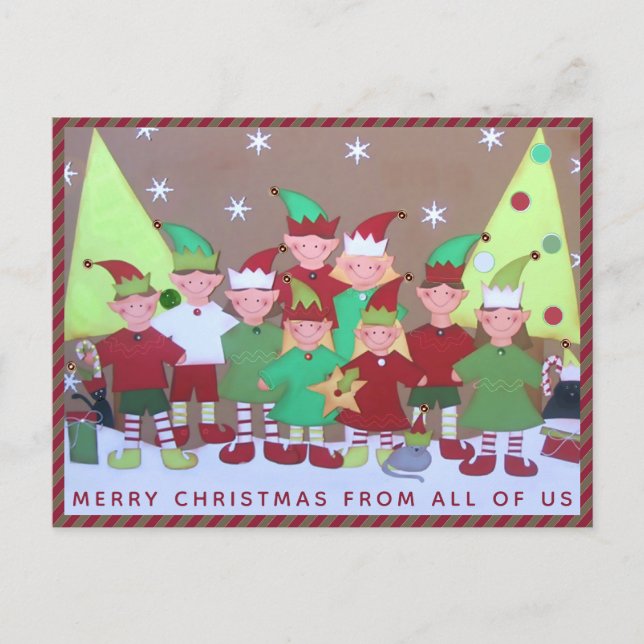 Family Christmas Postcard (Front)