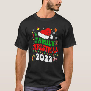 Family Christmas Pyjamas 2022 Matching Team Santa T-Shirt
