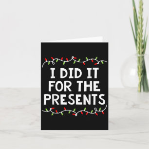 Family Christmas Shirt I Don't Do Matching Outfits Card