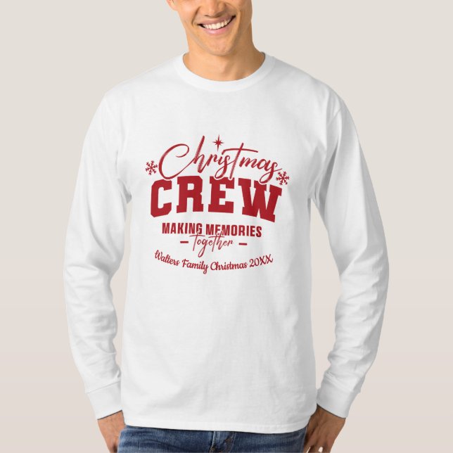 Family Christmas Shirt with name (Front)