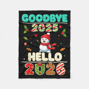 Family Christmas Shirts Matching 2025, Funny Nye H Fleece Blanket