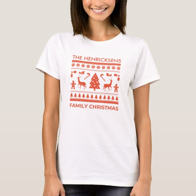 Family Christmas  T-Shirt (Front)