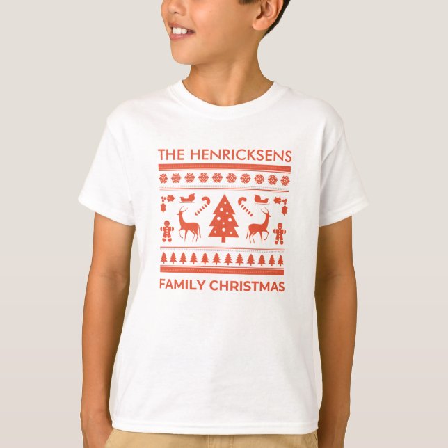 Family Christmas  T-Shirt (Front)