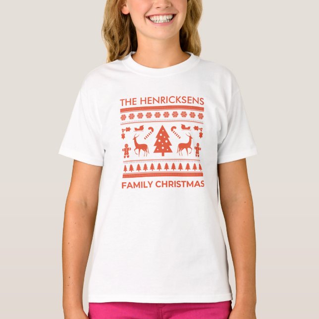 Family Christmas  T-Shirt (Front)