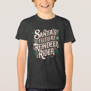 Family Christmas Tees Future Reindeer Rider