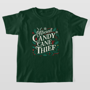 Family Christmas Tees Official Candy Cane Thief