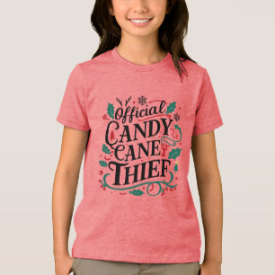 Family Christmas Tees Official Candy Cane Thief