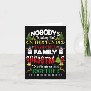 Family Christmas We Are All In This Together Merry Card