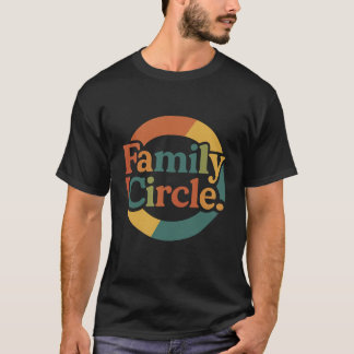 Family Circle – Retro Multicolor Unity Tee
