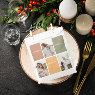Family Collage Photo   Thankful Blessed Grateful Favour Bags