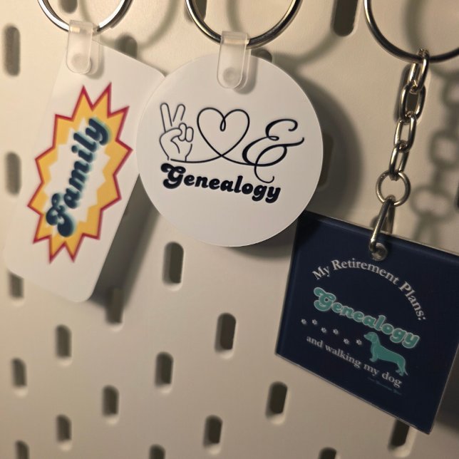 Family, comic book pop design key ring (Bag charms ready to go)