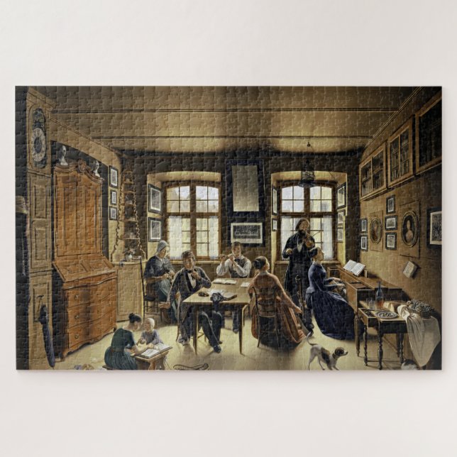Family Concert in Basel (by Sebastian Gutzwiller) Jigsaw Puzzle (Horizontal)