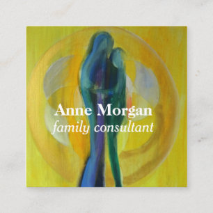 Family Consultant Original  Square Busines Card