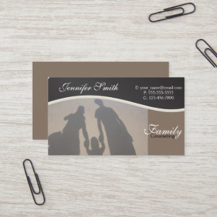 Family Counseling Professional Counsellors Business Card