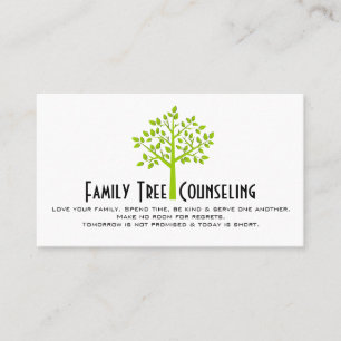 Family Counselling Business Card