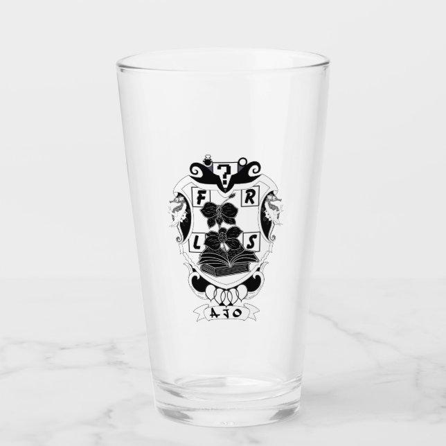 Family crest glass (Front)