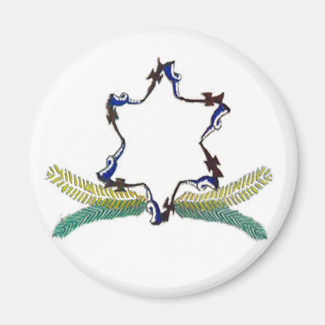 Family Crest Magnet Round (Front)