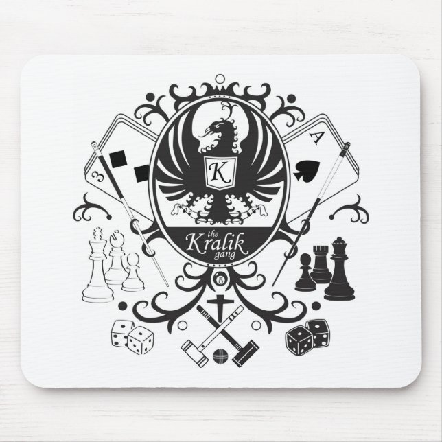 Family Crest Mousepad (Front)
