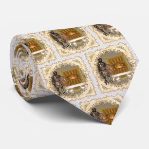 Family Crest Shield Surname Tie