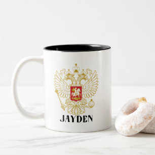 Family Crest Two-Tone Coffee Mug