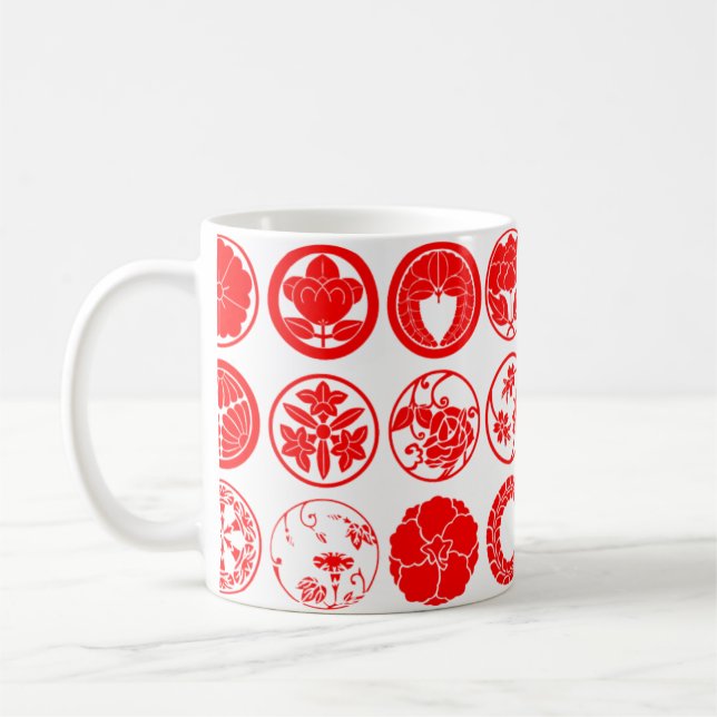 [Family Crests] Flowers Coffee Mug (Left)