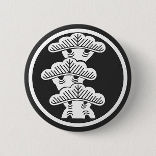 [Family Crests] Plants 6 Cm Round Badge