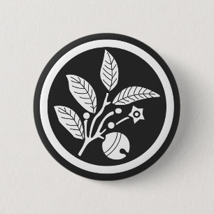 [Family Crests] Plants 6 Cm Round Badge