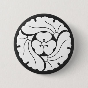 [Family Crests] Plants 6 Cm Round Badge
