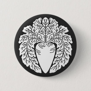 [Family Crests] Plants 6 Cm Round Badge