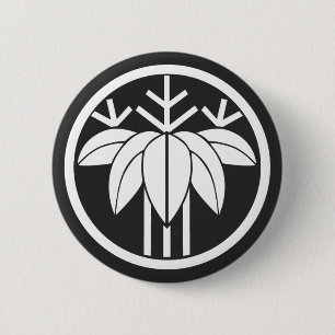 [Family Crests] Plants 6 Cm Round Badge