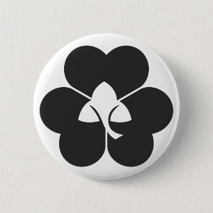 [Family Crests] Plants 6 Cm Round Badge