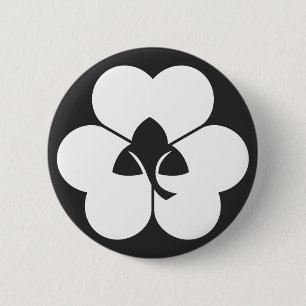 [Family Crests] Plants 6 Cm Round Badge