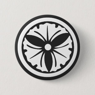 [Family Crests] Plants 6 Cm Round Badge