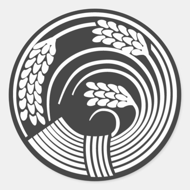 [Family Crests] Plants Classic Round Sticker (Front)