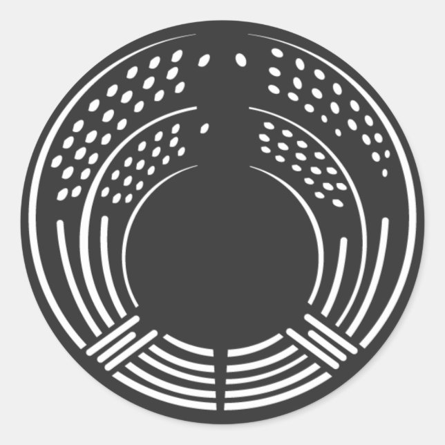 [Family Crests] Plants Classic Round Sticker (Front)