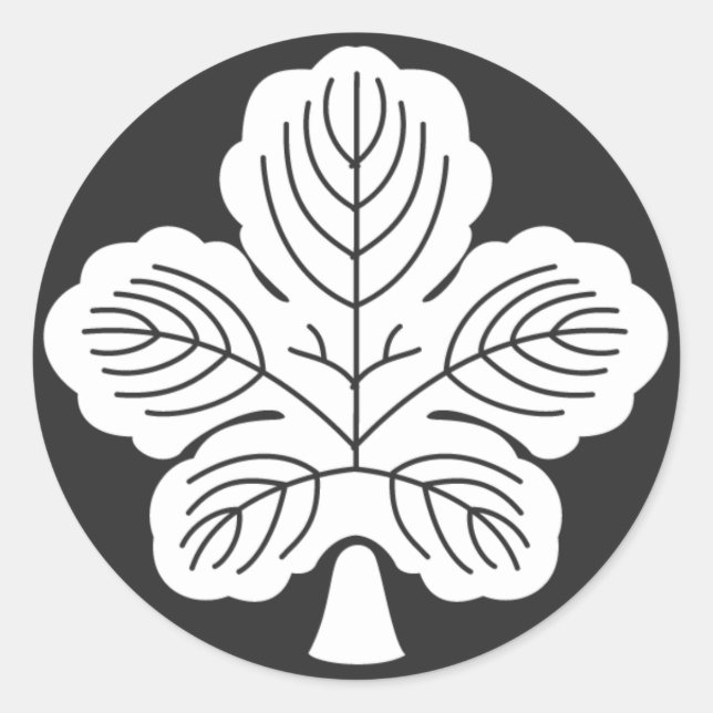 [Family Crests] Plants Classic Round Sticker (Front)
