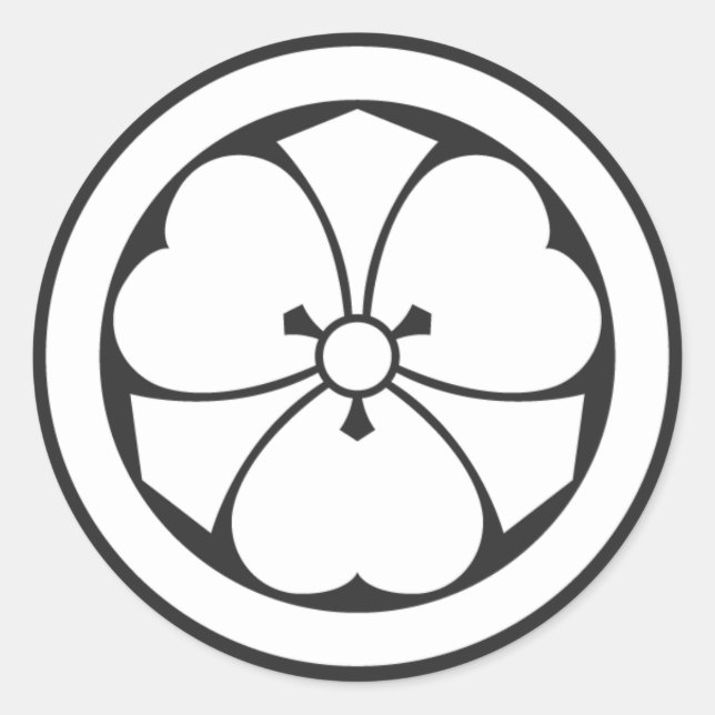 [Family Crests] Plants Classic Round Sticker (Front)