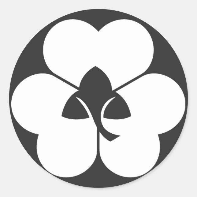 [Family Crests] Plants Classic Round Sticker (Front)