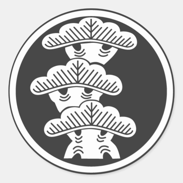 [Family Crests] Plants Classic Round Sticker (Front)
