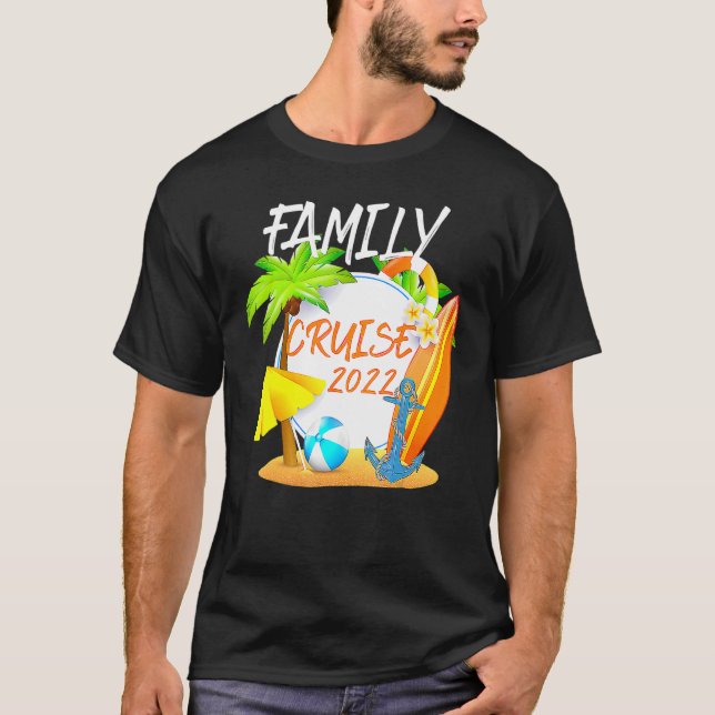 Family Cruise 2022 Matching Ocean Anchor Beach Oce T-Shirt (Front)